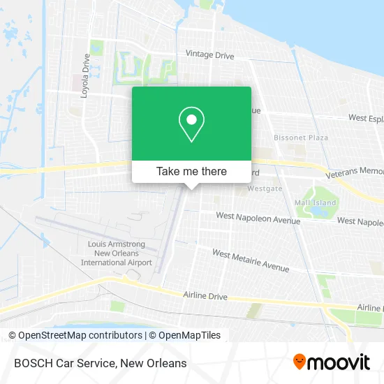 BOSCH Car Service map