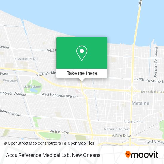 Accu Reference Medical Lab map