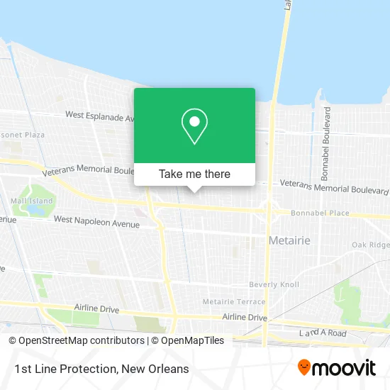 1st Line Protection map