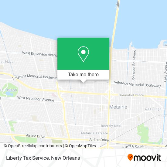 Liberty Tax Service map