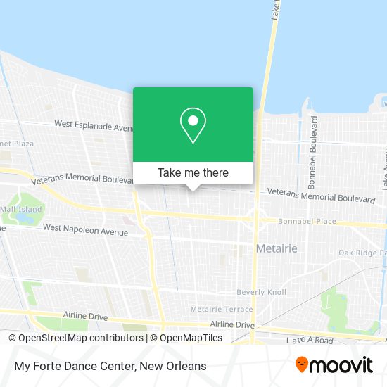 My Forte Dance Center map