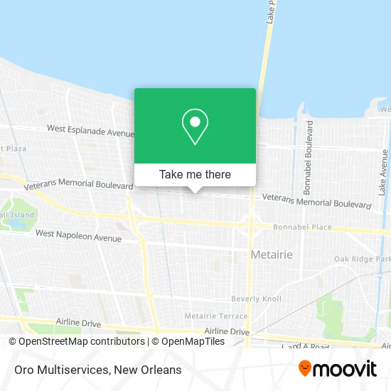 Oro Multiservices map