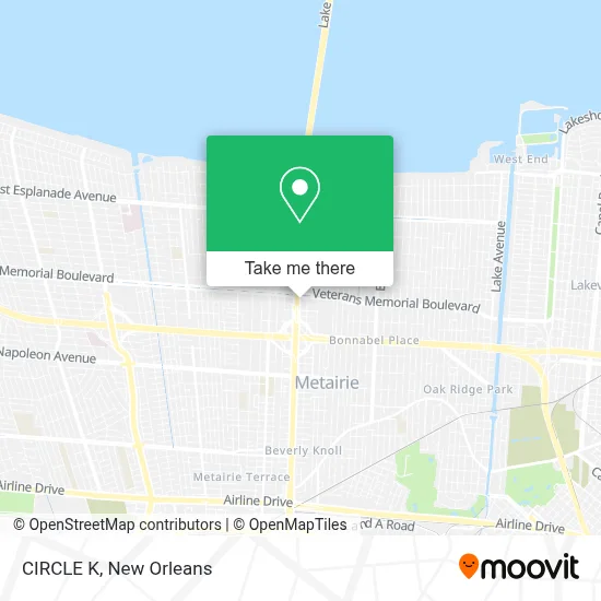 CIRCLE K map
