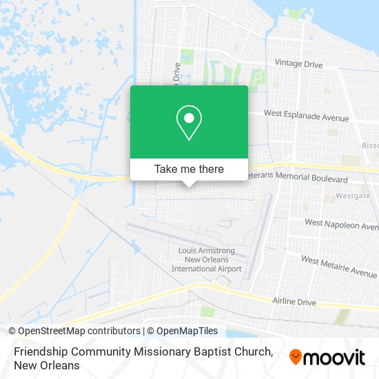 Friendship Community Missionary Baptist Church map
