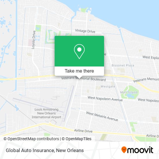Global Auto Insurance map