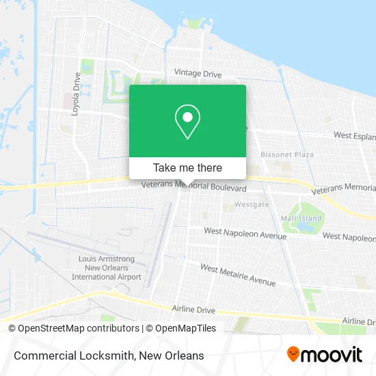 Commercial Locksmith map