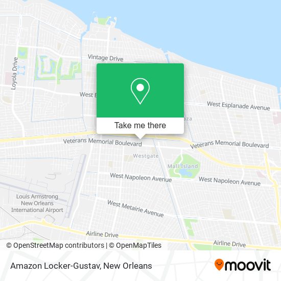 Amazon Locker-Gustav map