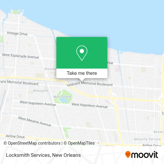 Locksmith Services map