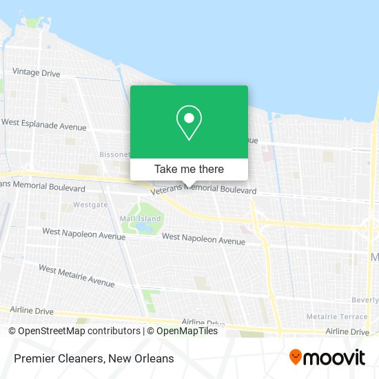 Premier Cleaners map