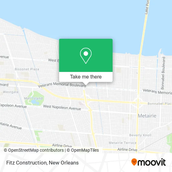 Fitz Construction map