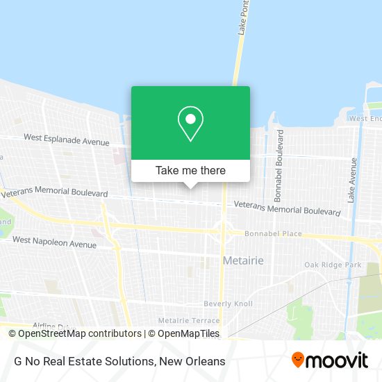 G No Real Estate Solutions map