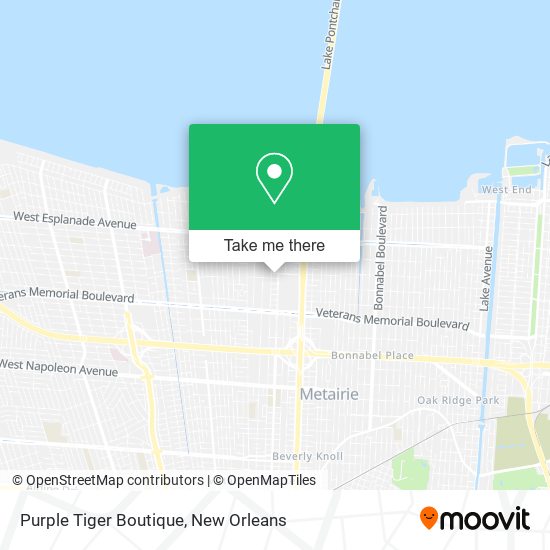 Purple Tiger Boutique map