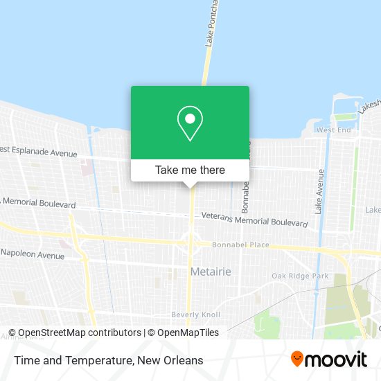 Time and Temperature map