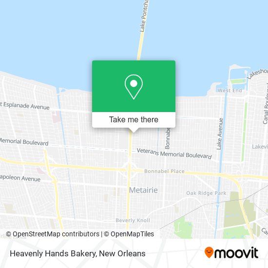 Mapa de Heavenly Hands Bakery