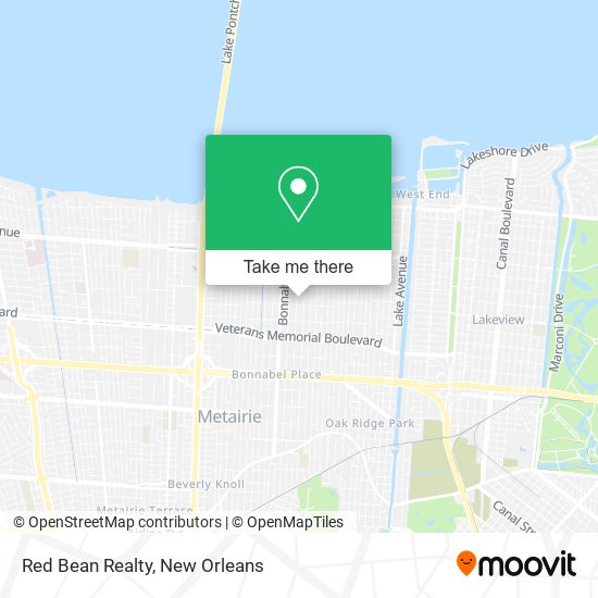 Red Bean Realty map