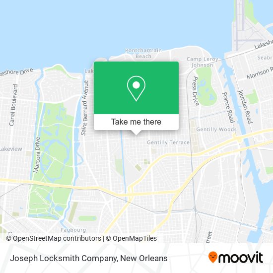 Joseph Locksmith Company map