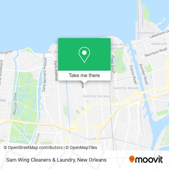 Mapa de Sam Wing Cleaners & Laundry