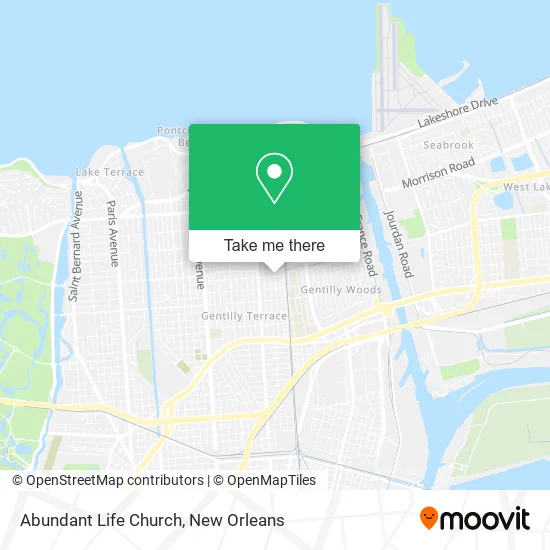Abundant Life Church map