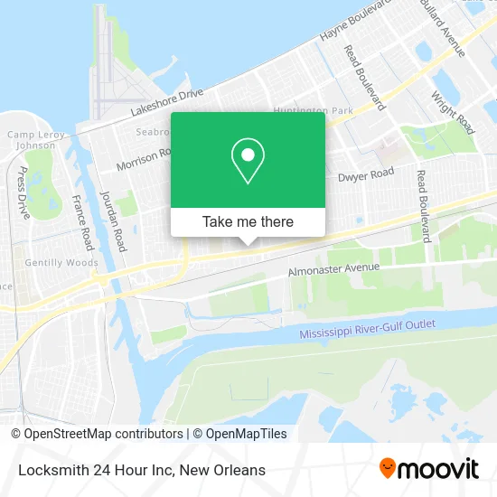 Locksmith 24 Hour Inc map