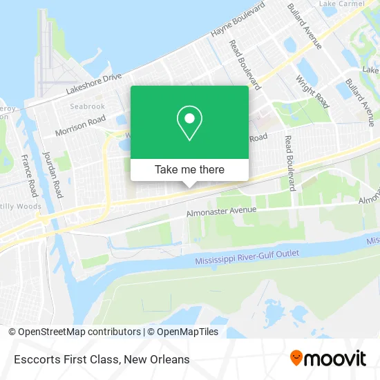 Esccorts First Class map