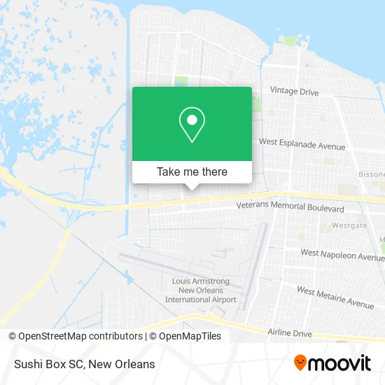 Sushi Box SC map