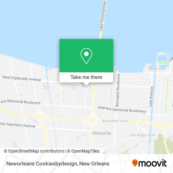 Neworleans Cookiesbydesign map