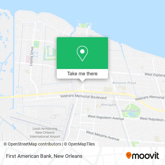 Mapa de First American Bank