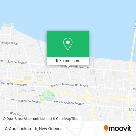 A-Abc Locksmith map