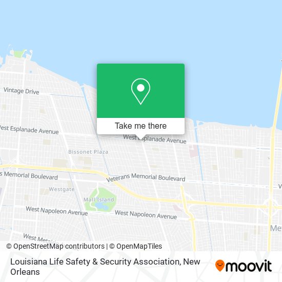Mapa de Louisiana Life Safety & Security Association