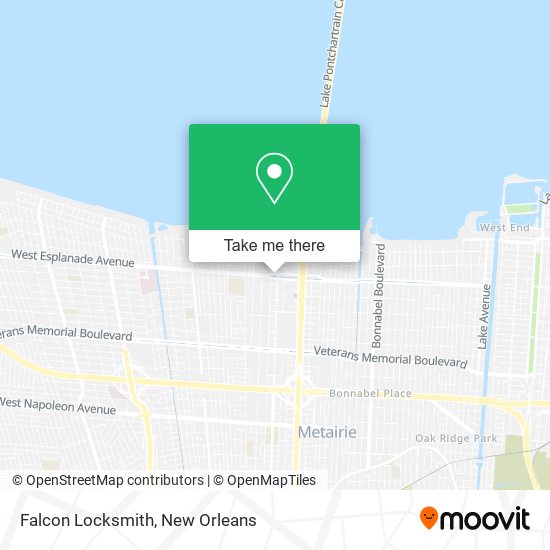 Falcon Locksmith map