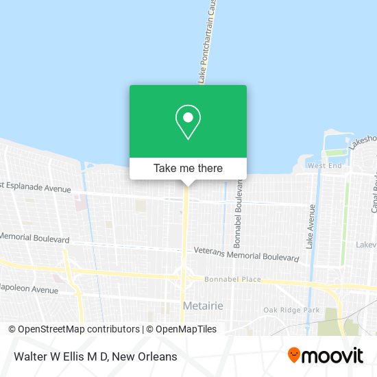 Walter W Ellis M D map