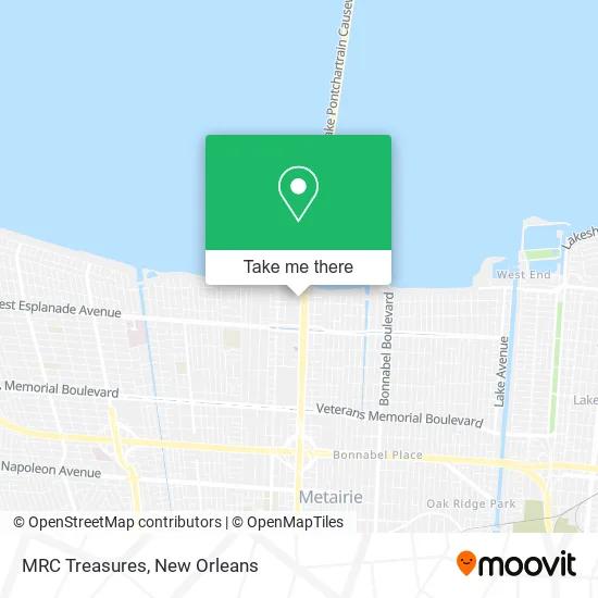 MRC Treasures map