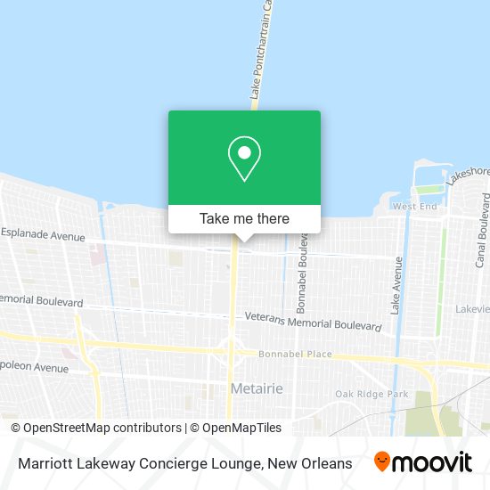 Mapa de Marriott Lakeway Concierge Lounge