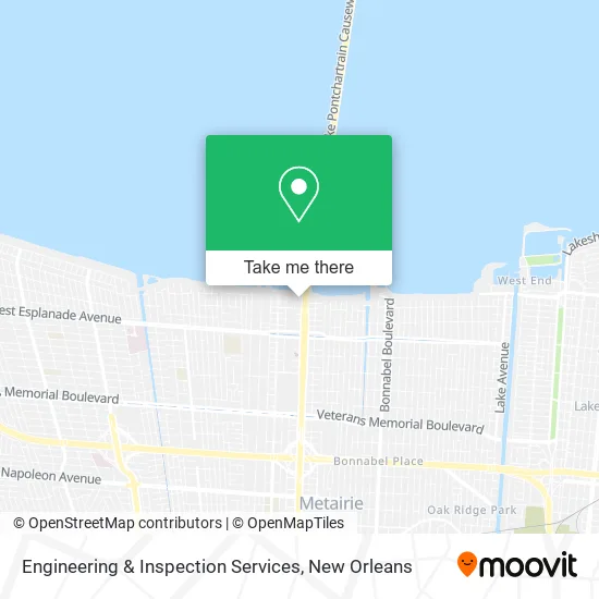 Engineering & Inspection Services map