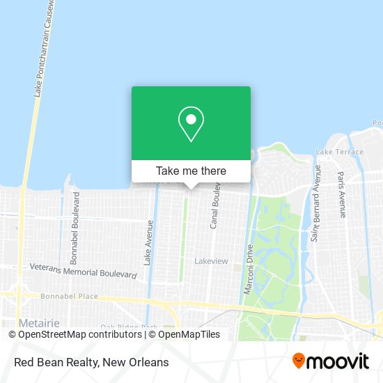 Red Bean Realty map