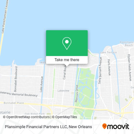 Plansimple Financial Partners LLC map