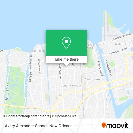 Mapa de Avery Alexander School