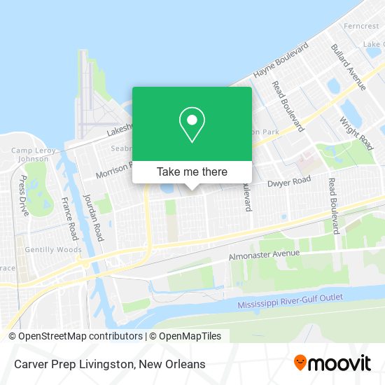 Carver Prep Livingston map