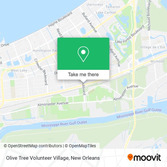 Olive Tree Volunteer Village map