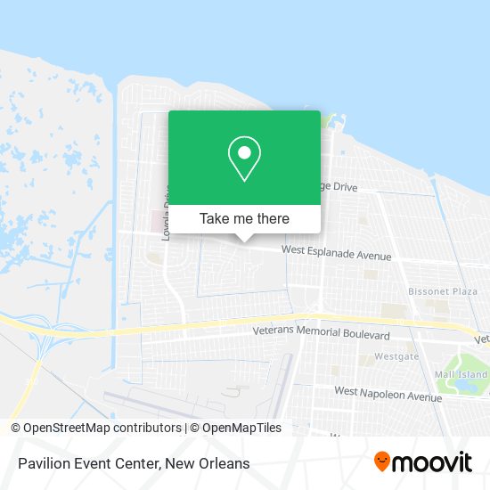 Pavilion Event Center map