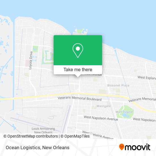 Mapa de Ocean Logistics