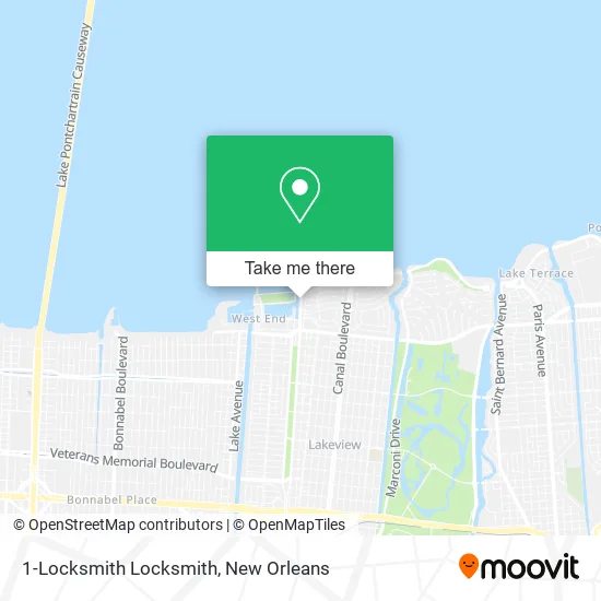 1-Locksmith Locksmith map
