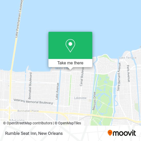 Rumble Seat Inn map
