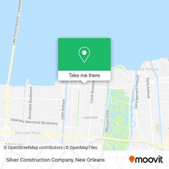 Mapa de Silver Construction Company