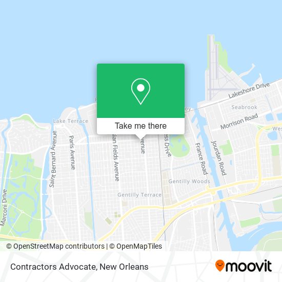 Contractors Advocate map