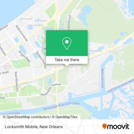 Locksmith Mobile map