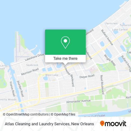 Atlas Cleaning and Laundry Services map