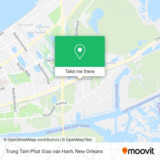 Trung Tam Phat Giao van Hanh map