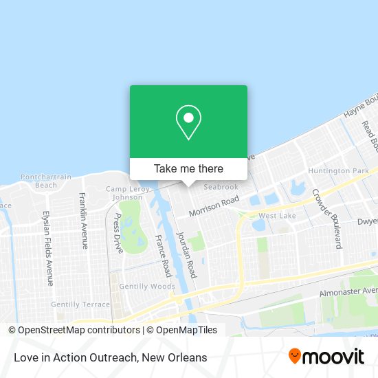 Love in Action Outreach map