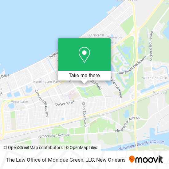 The Law Office of Monique Green, LLC map